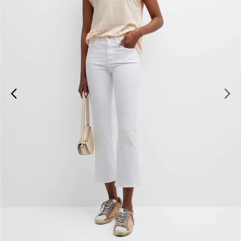 FRAME Blanche Crop Mjni Boot denim